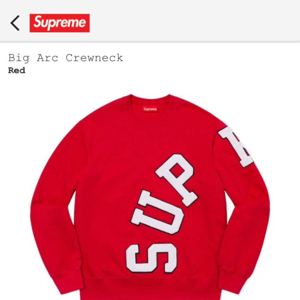 Big arc crewneck